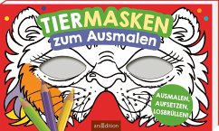 Tiermasken zum Ausmalen