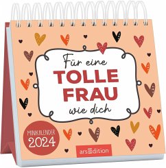 Cover Mini-Monatskalender Für eine tolle Frau wie dich 2024