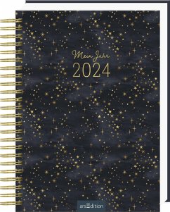 Terminplaner Mein Jahr 2024: Sternenhimmel