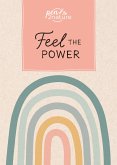 Feel The Power . Nachhaltiges Notizbuch in A5 mit Hardcover und Regenbogen-Motiv