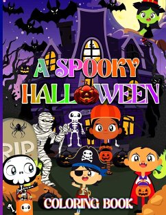 A Spooky Halloween Coloring Book - B, Author Mai