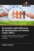 Un'analisi dell'efficacia di Restoration of Family Links (RFL)