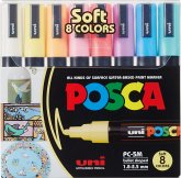 uni-ball Marker POSCA PC-5M Pastell 8er Set
