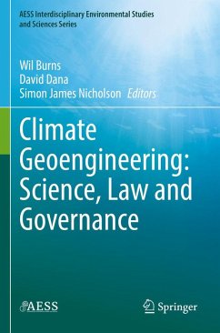 Cover Climate Geoengineering: Science, Law and Governance