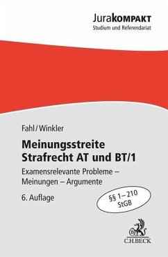 Meinungsstreite Strafrecht AT und BT/1 - Fahl, Christian;Winkler, Klaus