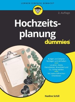 Hochzeitsplanung für Dummies - Schill, Nadine