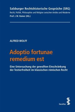 Adoptio fortunae remedium est - Wolff, Alfred