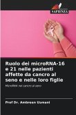 Ruolo dei microRNA-16 e 21 nelle pazienti affette da cancro al seno e nelle loro figlie