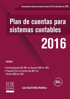 Plan de cuentas para sistemas contables 2016 (eBook, PDF) - Luis Raúl Uribe Medina