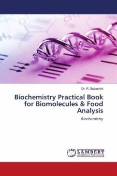 Biochemistry Practical Book for Biomolecules & Food Analysis - Subashini, Dr. R.