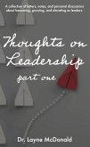Thoughts on Leadership - Part 1 (eBook, ePUB)