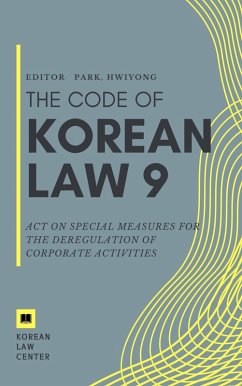 Cover Act on Special Measures for the Deregulation of Corporate Activities (eBook, ePUB)