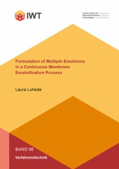 Formulation of Multiple Emulsions in a Continuous Membrane Emulsification Process - Luhede, Laura