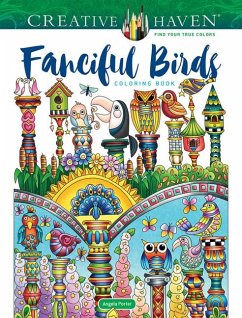 Cover Creative Haven Fanciful Birds Coloring Book