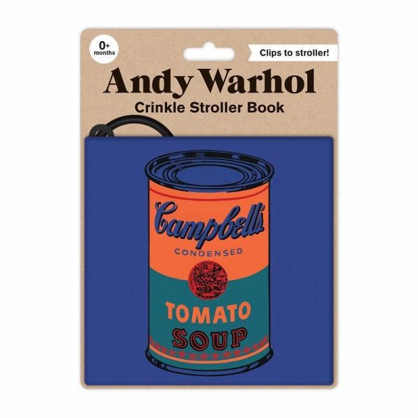 Andy Warhol Crinkle Fabric Stroller Book Andy Warhol Crinkle Fabric Stroller Book