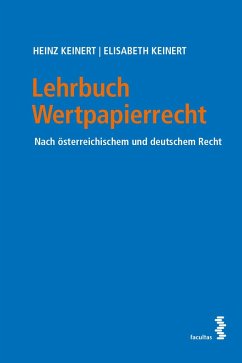 Lehrbuch Wertpapierrecht - Keinert, Heinz;Keinert, Elisabeth