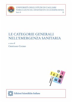 Le categorie generali nell’emergenza sanitaria (eBook, PDF) - Cicero, Cristiano