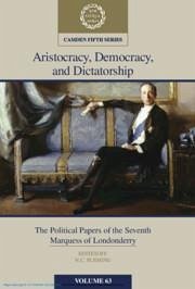 Cover Aristocracy, Democracy and Dictatorship: Volume 63