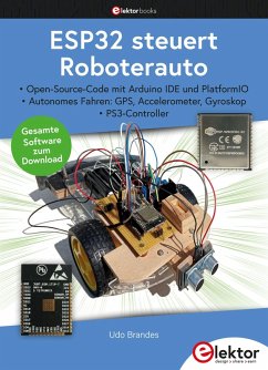 Cover ESP32 steuert Roboterfahrzeug (eBook, PDF)