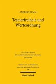Testierfreiheit und Werteordnung (eBook, PDF)