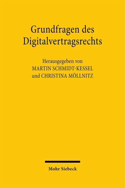 Grundfragen des Digitalvertragsrechts (eBook, PDF)