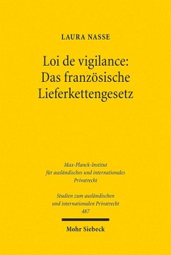 Loi de vigilance: Das französische Lieferkettengesetz (eBook, PDF) - Nasse, Laura