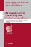 HCI International 2022 - Late Breaking Papers: HCI for Today's Community and Economy (eBook, PDF)