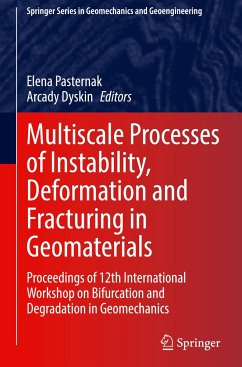 Multiscale Processes of Instability, Deformation and Fracturing in Geomaterials