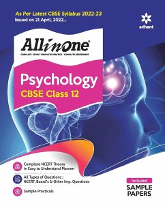 CBSE All In One Psychology Class 12 2022-23 Edition (As per latest CBSE Syllabus issued on 21 April 2022) - Pattrea, Madhumita