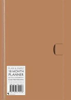 Cover Natural Standard Plain & Simple 18 Month Planner 2017
