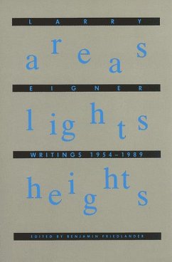 Cover Areas Lights Heights: Writings 1954-1989