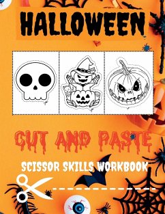 Halloween Cut and Paste Workbook for Preschool - Radu, Marius