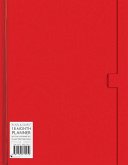 Red Large Plain & Simple 18 Month Planner 2017
