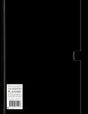 Black Large Plain & Simple 18 Month Planner 2017