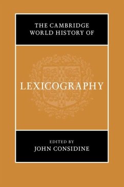 Cover Cambridge World History of Lexicography (eBook, PDF)