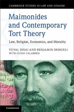 Maimonides and Contemporary Tort Theory (eBook, PDF) - Sinai, Yuval