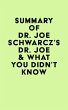 Summary of Dr. Joe Schwarcz's Dr. Joe &... - Bild 1
