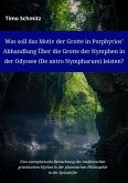 Was soll das Motiv der Grotte in Porphyrios' Abhandlung Über die Grotte der Nymphen in der Odyssee (De antro Nympharum) leisten? (eBook, ePUB)