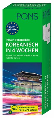 Cover PONS Power-Vokabelbox Koreanisch in 4 Wochen