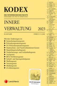 Cover KODEX Innere Verwaltung 2023 - inkl. App