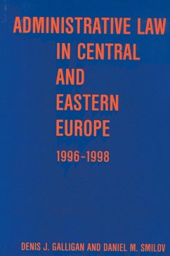 Cover Administrative Law in Central and Eastern Europe (eBook, PDF)