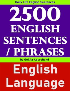 2500 English Sentences / Phrases - Daily Life English Sentence (eBook, ePUB) - Agurchand, Gokila