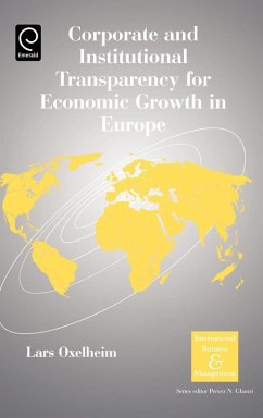 Cover Corporate and Institutional Transparency for Economic Growth in Europe (eBook, PDF)