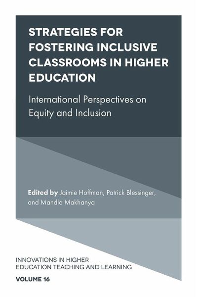 Strategies for Fostering Inclusive Classrooms in Higher Education (eBook, PDF)