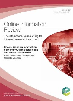 Cover Special issue on information flow and WOM in social media and online communities (eBook, PDF)