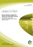 Human behavior analysis for library and information science (eBook, PDF)