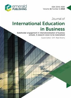 Cover Stakeholder engagement in internationalisation of business schools. a research vision to be materialised (eBook, PDF)