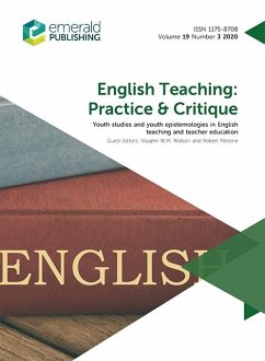 Youth studies and youth epistemologies in English teaching and teacher education (eBook, PDF)