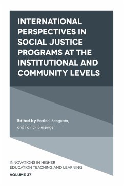 Cover International perspectives in social justice programs at the institutional and community levels (eBook, PDF)