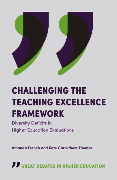 Challenging the Teaching Excellence Framework (eBook, PDF) Challenging the Teaching Excellence Framework (eBook, PDF)